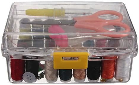 Sewing Kits Repair Travel Case Thread Threader Needle Tape Measure Scissor Thimble Storage Box Organizer Sewing Kit Supplies Set Simple 10.5cm X 6.5cm X 5cm