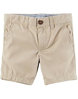 Boys' 2T-8 Khaki Shorts Khaki 5T