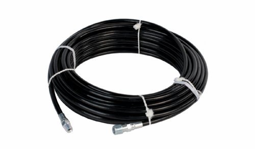 Sewer Jetter Hose 4800 PSI 1/8" x 100' Black Thermoplastic Weather Resistant