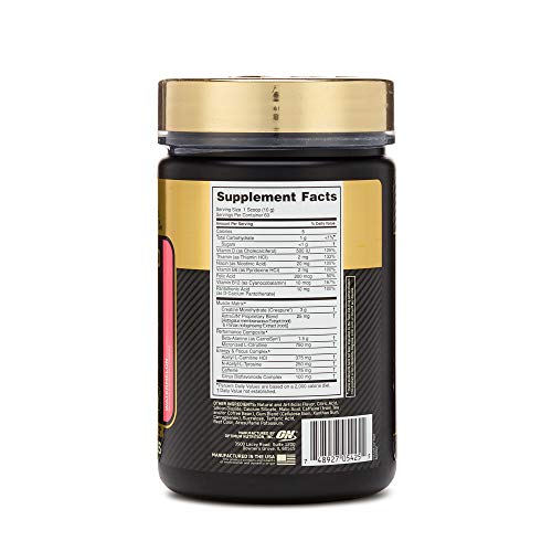 Optimum Nutrition Gold Standard PreWorkout with Creatine, BetaAlanine