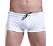 WUAMBO Men's Solid Swimming Shorts Fashion Swimwear