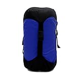 GoBackTrail Compression Stuff Sack – 14 Liter Water Resistant Polyester – Shrinks Bulky Items – Great for Sleeping Bags Clothes Camping Hiking Backpacking