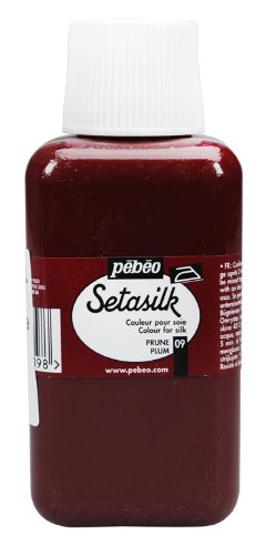 Pebeo Setasilk Silk Painting 250-Milliliter Bottle, Plum