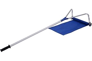 Happygrill Snow Roof Rake, 21FT Aluminum Roof Shovel with Extendable Handle & Built-in Wheels, Lightweight Roof Rakes for Sno