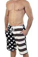 Patriotic American USA FLAG Lightweight Fleece Shorts
