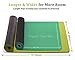 Heathyoga Eco Friendly Non Slip Yoga Mat, Body Alignment System, SGS Certified TPE Material – Textured Non Slip Surface and Optimal Cushioning,72″x 26″ Thickness 1/4″thumb 4