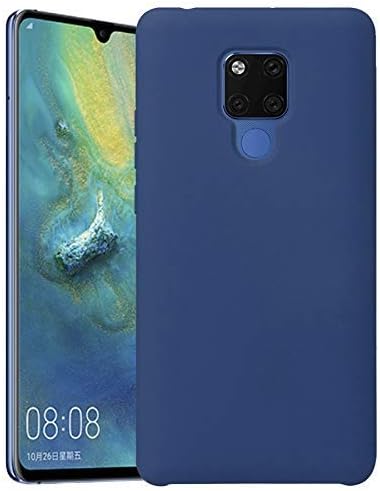 Huawei Mate 20 X Case, Soft Liquid Silicone Slim Gel Rubber Baby Skin Touch Protective Phone Full Shock Absorbing Back Case Cover for 7.2" Huawei Mate 20 X