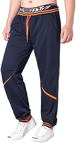 GOOGEER New Cotton Men Sweatpants Autumn Soft Black Navy Blue Grey Male Casual Pants dark blue see photo XXXL