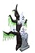 9 Foot Tall Halloween Inflatable Grave Scene Skeletons Ghosts on Dead Tree with Tombstone LED Lights Outdoor Indoor Holiday Decorations Blow up Yard Giant Lawn Inflatables Home Family Outside Decor