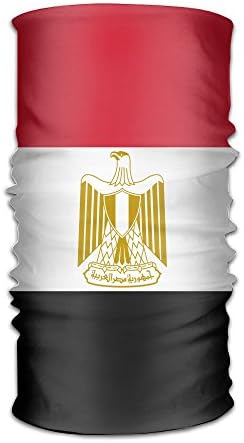 LzVong Egypt Flag Multifunctional Headscarf Outdoor Headwear Helmet Liner Head Wrap Scarf
