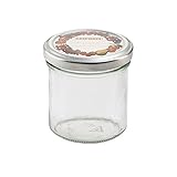 Leifheit 3176 5.6-Ounce Straight Canning Jars, Small, Clear, Set of 6