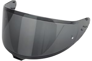 PUENTEMYS CWR-F2 Shield Visor with Pin Replacement For RF-1400 RF1400 Motorcycle Helmet, CWR F2 Aftermarket Visor (Smoke)