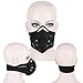 Dustproof Mask, Anti-Pollution Filtration of Exhaust PM2.5 Dust Mask with 2 Valves and Activated Carbon Filters, Face Mouth Cover Mask/Respirator Mask for Women Men Running Motorcycle Cycling Working
