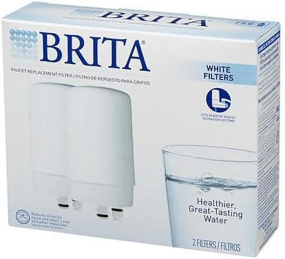 Brita On Tap Faucet Water Filter System Replacement Filters White 2.0 ea(1pack)