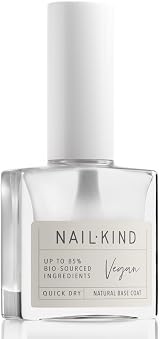 NAILKIND Natural Nail Base Coat 8ml vegan cruelty free peta certified view 1