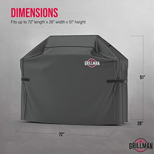 Grillman Premium BBQ Grill Cover, HeavyDuty Gas Grill Cover for er