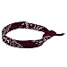 Elephant Brand Bandanas 100% cotton since 1898-12 Pack (Maroon)