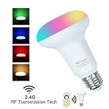 Tanbaby Mi Light 2.4G 9W Wifi Smart LED Bulb Lamp Brightness color Temperature Dimmable LED Bulb+RF Remote Controller