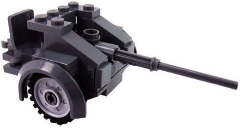 Brick Brigade Custom LEGO Military Model Set German 20mm Anti-aircraft Cannon