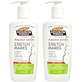Palmer's Cocoa Butter Formula Massage Lotion for Stretch Marks, Pregnancy Skin Care, Belly Cream with Collagen, Elastin, Argan Oil and Shea Butter, 8.5 Ounces (Pack of 2)