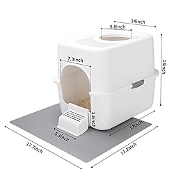 Sfozstra Cat Litter Box with Lid, Fully Enclosed