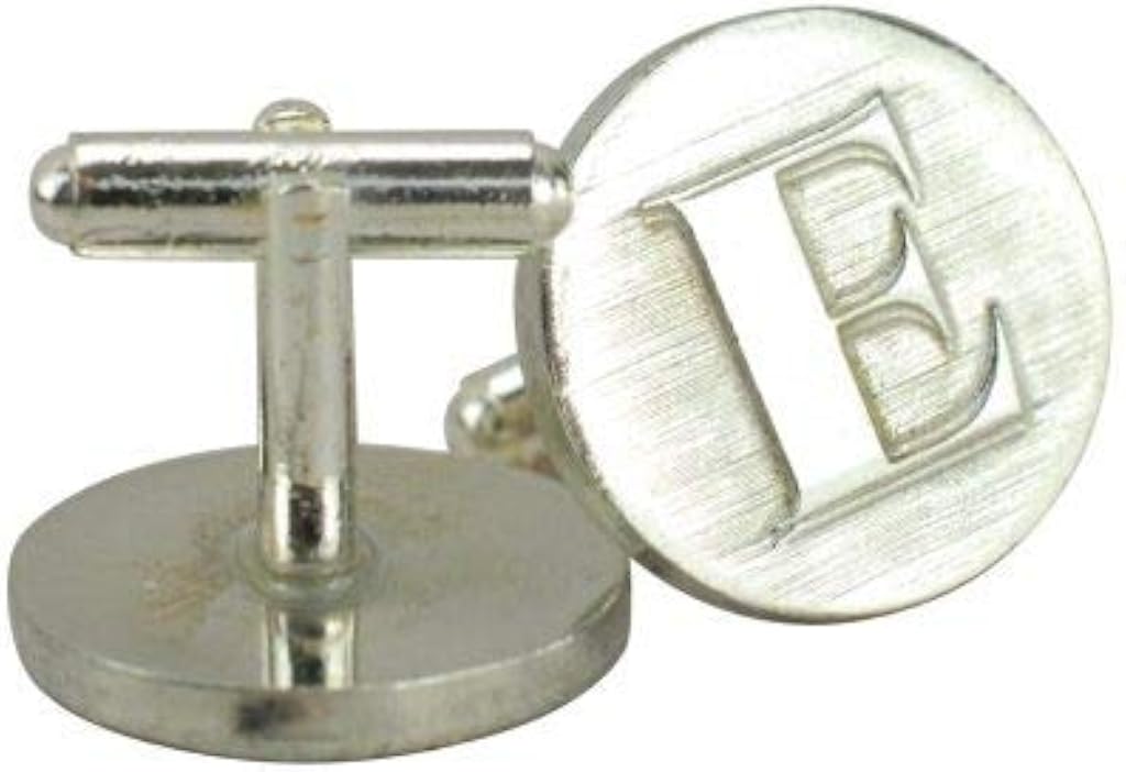 Letter F Cufflinks - Unique UK Made Rustic Design Letter F Cufflinks For Men