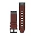 Garmin Quick fit 26 Watch Band - Brown Leather