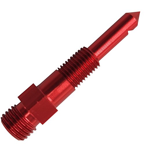 Dracary Work For Nitrous Oxide Systems Fan Spray Nozzles 1/16" NPT (2PCS Red)