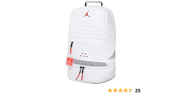 Amazon.com: Nike Air Jordan Retro 3 III Blanco Mochila Bookbag, Cemento  blanco y negro), O0057FLKUS009328254058 : Ropa, Zapatos y Joyería