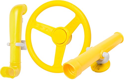 Swing Set Stuff Periscope Telescope Steering Wheel (Yellow) with SSS Logo Sticker