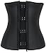 Waist Trainer Zipper Corset - Zip and Clip Long Torso Style - Latex or Powernet
