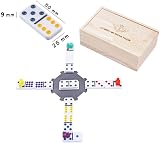 Engelhart Mexican Train Dominoes Set D9 55 Dominoes 2-4 Players Trains view 6