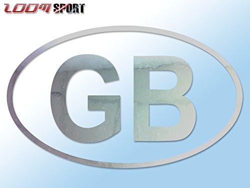 GB Car & Window Styling Car Sticker, Chrome Silver