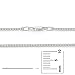 1.6mm 925 Sterling Silver Nickel-Free Box Chain Necklace, 22 inches - Made in Italy + Cleaning Cloth