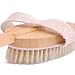 Long Handle Bath Body Brush with Detachable Head and Natural Bristles