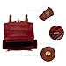 ECOSUSI Women PU Leather Satchel Purse Vintage Small College Crossbody Messenger Bag Work Cross-body Bag