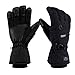 CAMYOD Waterproof Ski Snowboard Gloves with 3M Thinsulate,Zipper Pocket, Air Vent, Cold Weather Gloves for Men
