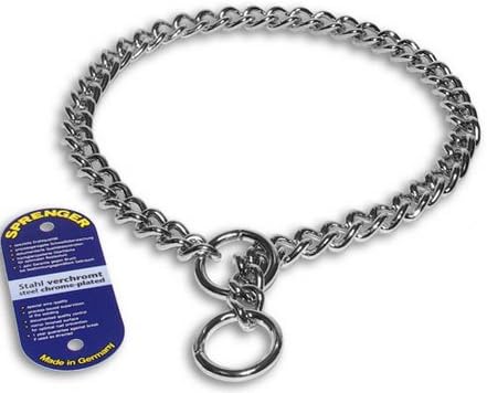 Dean &amp; Tyler Presents Herm Sprenger Original Choke Chain 22" Length By 4mm Width - Chrome Plated - Great Quality Chain. Made in Germany. Life Time Warranty. Limited Quantity - More Sizes Available (20", 22", 24", 26", 28", 30")
