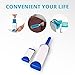 Klever Paw Pet Fur and Lint Remover Brush – Double Sided – Easily Remove Pet Hair and Lint from Furniture and Clothing + FREE Travel Brush and Pet Comb