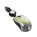 Verbatim USB Corded Mini Travel Optical Wired Mouse for Mac and PC - Metro Series Green
