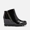 Sorel-Womens-Joan-of-Arctic-Wedge-II-Zip-Boot-Light-Rain-Waterproof-Black