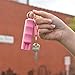 Sabre Red Key Case Pepper Spray with Quick Release Key Ring - Police Strength - 25 Bursts & 10-Foot (3m) Range
