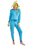 Disney Women's Faux Fur Licensed Sleepwear Adult Costume Union Suit Pajama (XS-3XL) Toy Story Alien M