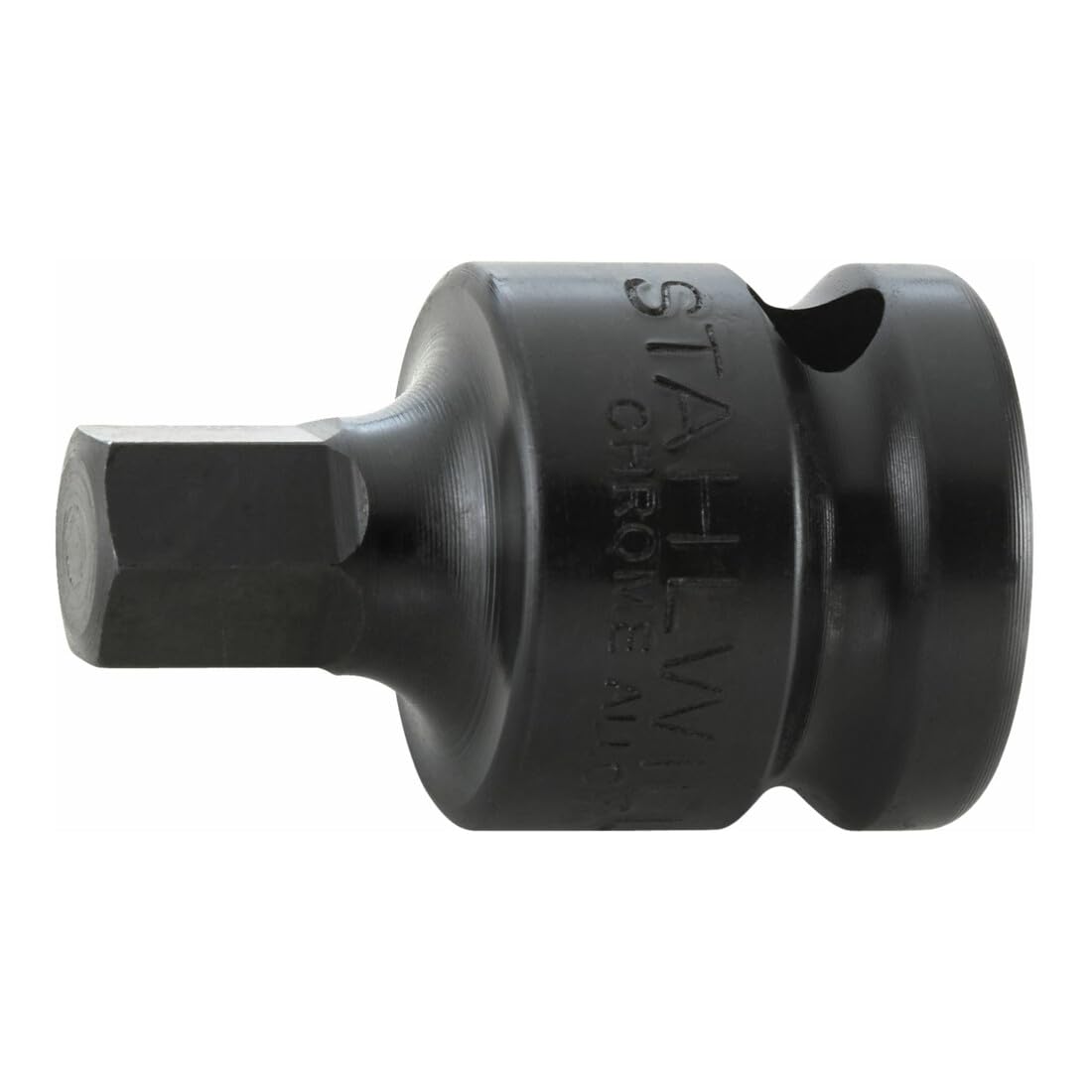 Stahlwille 23050008 54IMP Impact Inhex Socket, Internal Hex, Chrome Alloy Steel, 1/2 inch Drive, 8 mm Size, Pack of 5