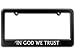 Graphics and More in God We Trust Black - USA License Plate Tag Frame