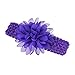 Sannysis 10 Pieces Babys Headbands Girls Headband Chiffon Flower Hair Bow