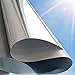 LOOBANI Window Film Sun Blocking, Privacy One Way Mirror Glass Anti UV Static Cling Heat Control Window Tint for Home and Office (Silver 35.4 inch x 6.5 feet 2 Sheet)
