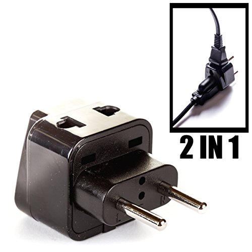 OREI Europe Power Plug Adapter Works in Russia, Turkey, Ethiopia, Korea