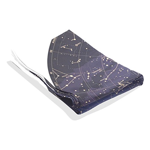 ALAZA Universe Galaxy Nebula Space 12 Constellation Zodiac Sings Tapestry Wall Hanging Light-weight Polyester Fabric Cottage Dorm Wall Art Home Decoration Blue Z186 - Image 3