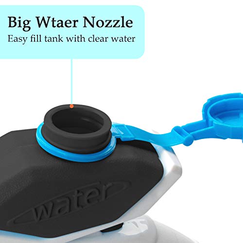 SAOCOOL Super Water Guns for Kids, Water Blaster High Capacity 1200CC Squirt Gun 32ft Water Soaker Blaster Squirt Toy Swimming Pool Beach Sand Water Fighting Toy (Black)